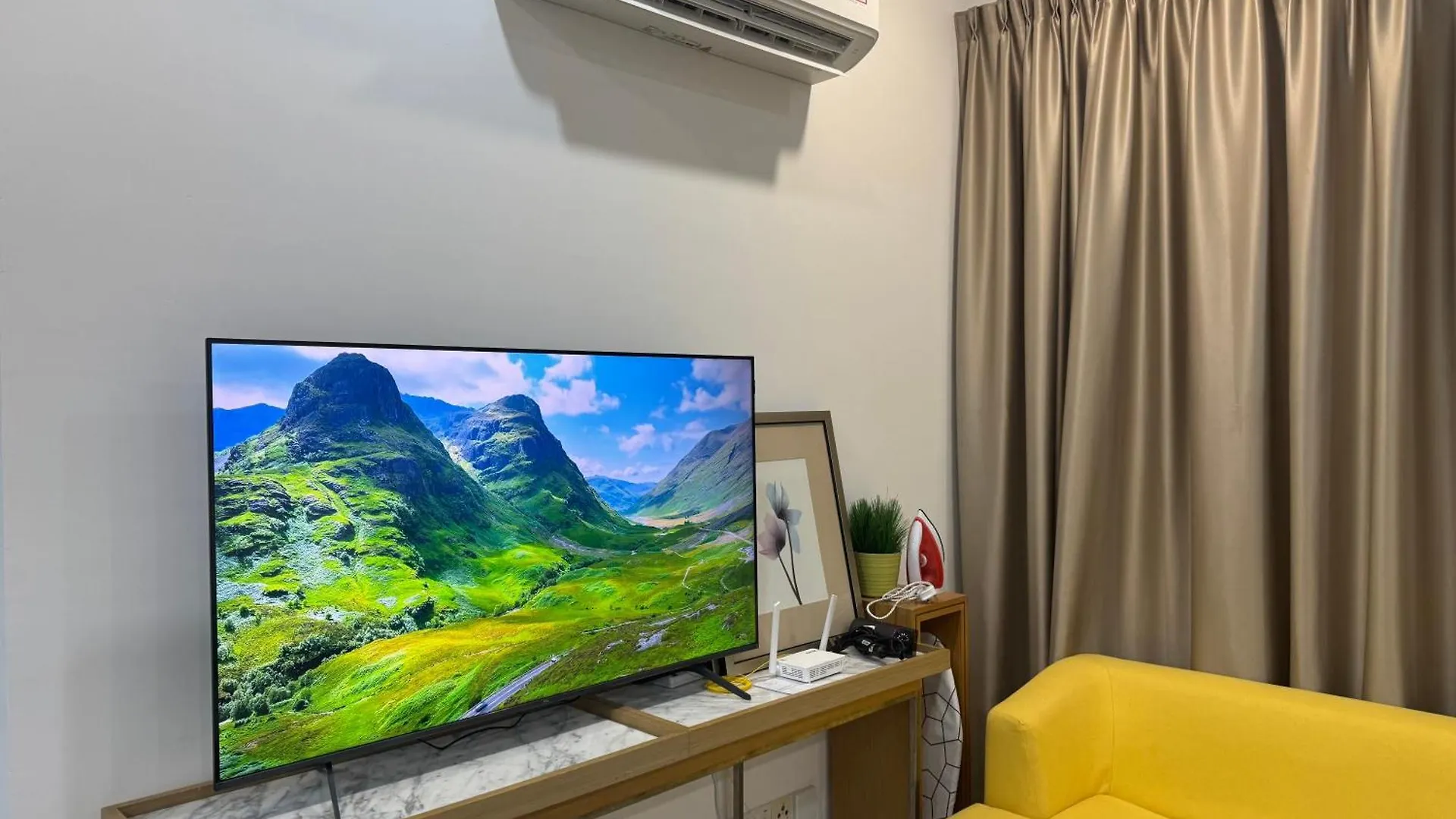 Big Screen Cinema Tv, 5 Queen Bed Luxury Apt 2Cp Jelutong 0*,