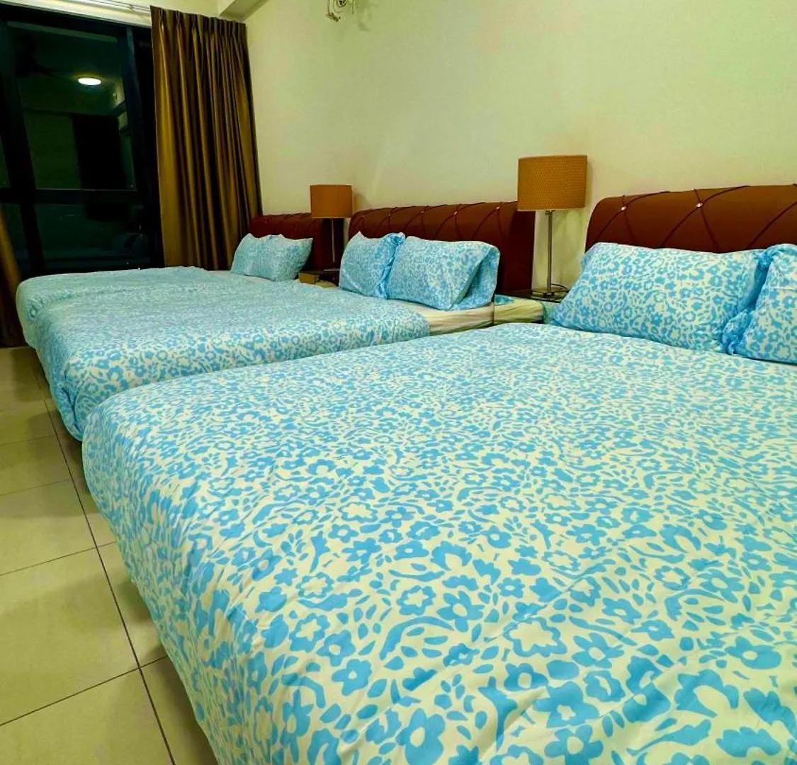 Big Screen Cinema Tv, 5 Queen Bed Luxury Apt 2Cp Jelutong